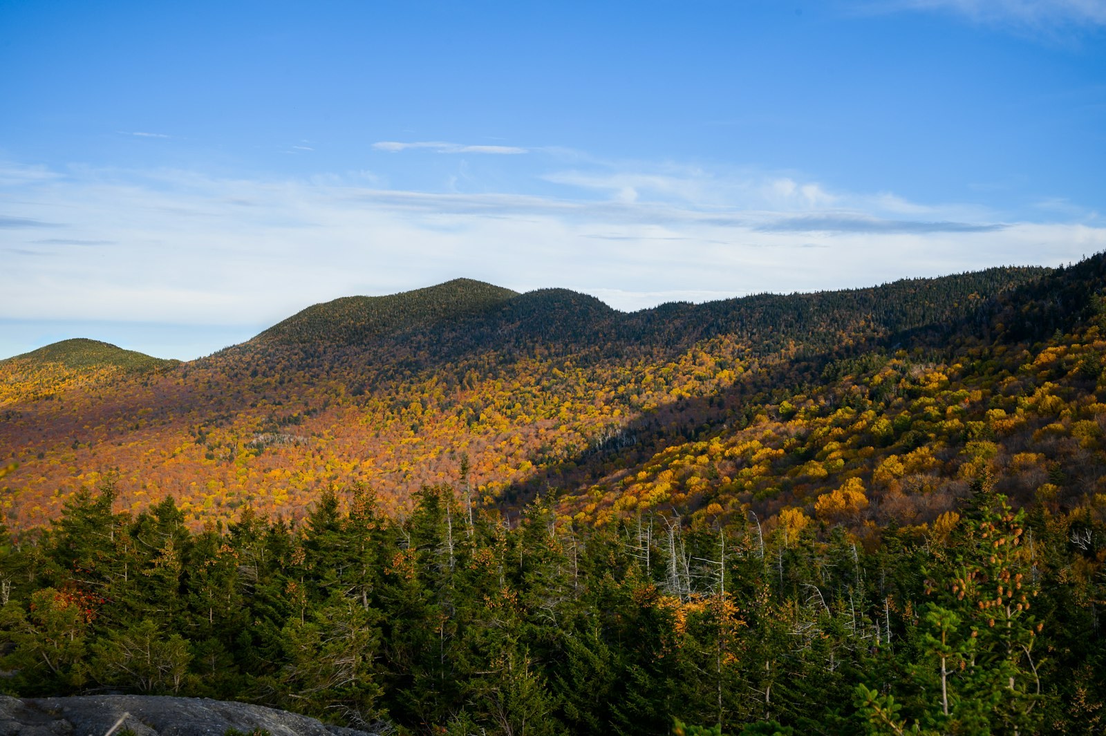 Autumn color on Vermont's Green Mountains.