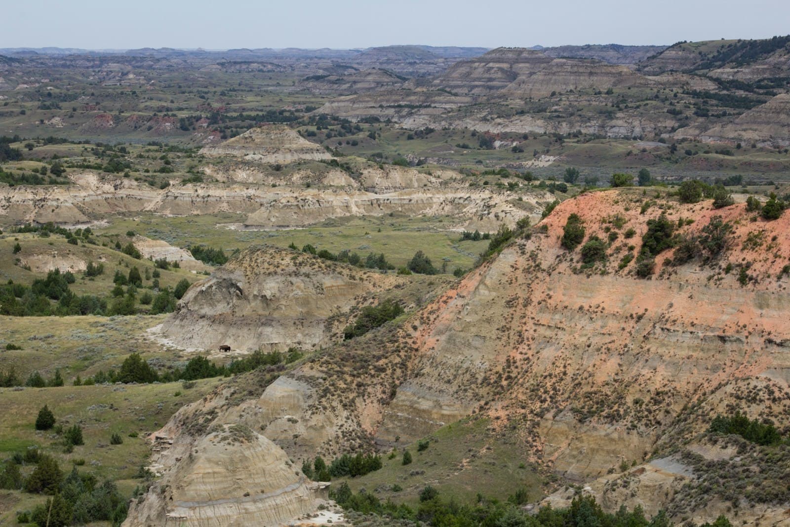 Badlands in Theodore Roosevelt National Park, North Dakota.