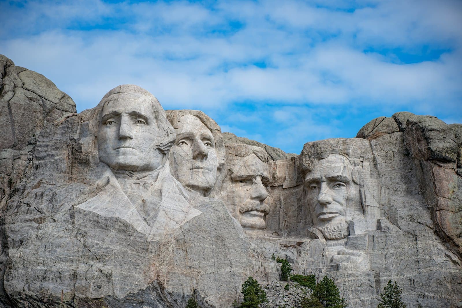 Mount Rushmore in the Black Hills of South Dakota.